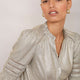 Parker Metallic Blouse - Champagne