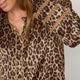 Parker Silk Blouse - Leopard