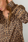 Parker Silk Blouse - Leopard