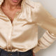 Parker Silk Blouse - Soft Gold