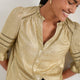 Parker Metallic Blouse - Gold