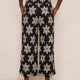 Penelope Linen Trouser - Black/Ecru