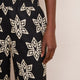 Penelope Linen Trouser - Black/Ecru