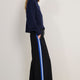 Penny Ponte Palazzo Trouser - Black