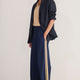 Penny Ponte Palazzo Trouser - Midnight/Sand