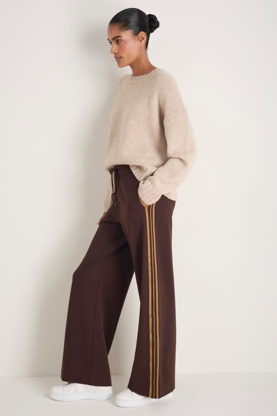 Penny Ponte Trouser - Cocoa