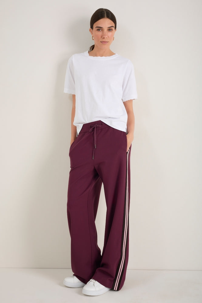 Penny Ponte Trouser - Deep Fig