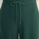 Penny Ponte Trouser - Forest Green/Ivory