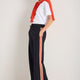 Penny Ponte Trouser - Black/Red