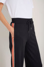 Penny Ponte Trouser - Black/Red