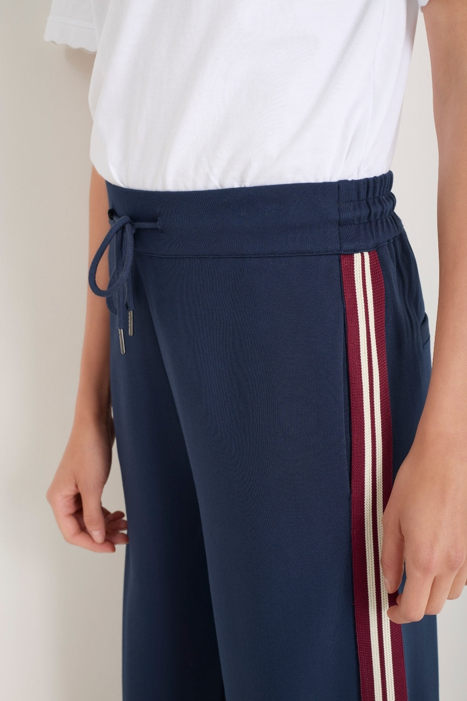 Penny Ponte Trouser - Midnight/Merlot