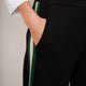 Penny Ponte Wide Leg Trouser - Black