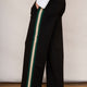 Penny Ponte Wide Leg Trouser - Black