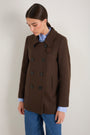 Philippa Pea Coat - Cocoa