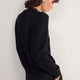 Philippa Wool Cotton Jumper - Black