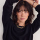 Philippa Wool Cotton Jumper - Black