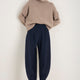 Pina Wool Blend Trouser - Midnight