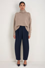 Pina Wool Blend Trouser - Midnight