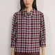 Pip Blouse - Plum Check