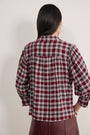Pip Blouse - Plum Check