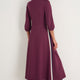 Pippa Ponte Dress - Deep Fig