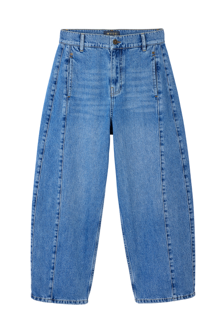 Charlie Horseshoe Jean - Mid Wash