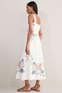 Reina Dress - Ivory Embroidered
