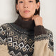 Remi Fairisle Jumper - Oat/Cocoa