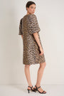 Remy Dress - Leopard Jacquard