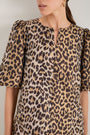 Remy Dress - Leopard Jacquard