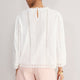Renee Blouse - White Embroidered