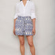 Rhiane Short - Blue Ikat