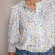Riley Blouse - Ivory Spaced Poppy