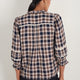 Riley Blouse - Tan/Midnight Check