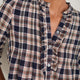 Riley Blouse - Tan/Midnight Check