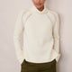 Charlotte Pointelle Cashmere Jumper - Ivory Sparkle