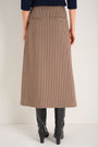 Romily Skirt - Blue/Tan Check