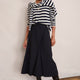 Romilly Wrapover Skirt - Midnight