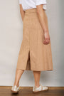 Rosalie Skirt - Tan Stripe