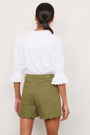 Ruby Scallop Short - Khaki