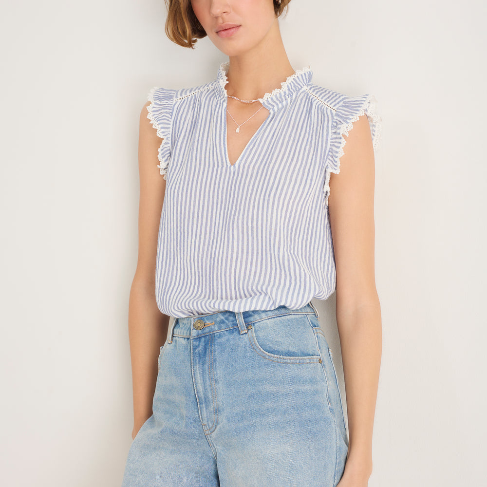 Ruby Scallop Short - Mid Wash