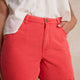 Ruby Soft Scallop Short - Red