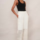 Rue Broderie Trouser - Ecru