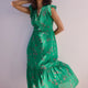 Miah Dress - Green Vintage Floral