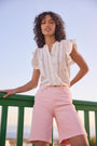 Lilia Bermuda Short - Candy Floss Pink