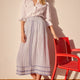 Sophia Skirt - Blue Stripe