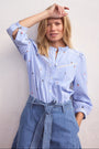 Chloe Scallop  Short - Chambray