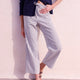 Everly Stripe Trousers - Blue/Ivory