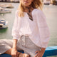 Diandra Square Neck Top - Ivory