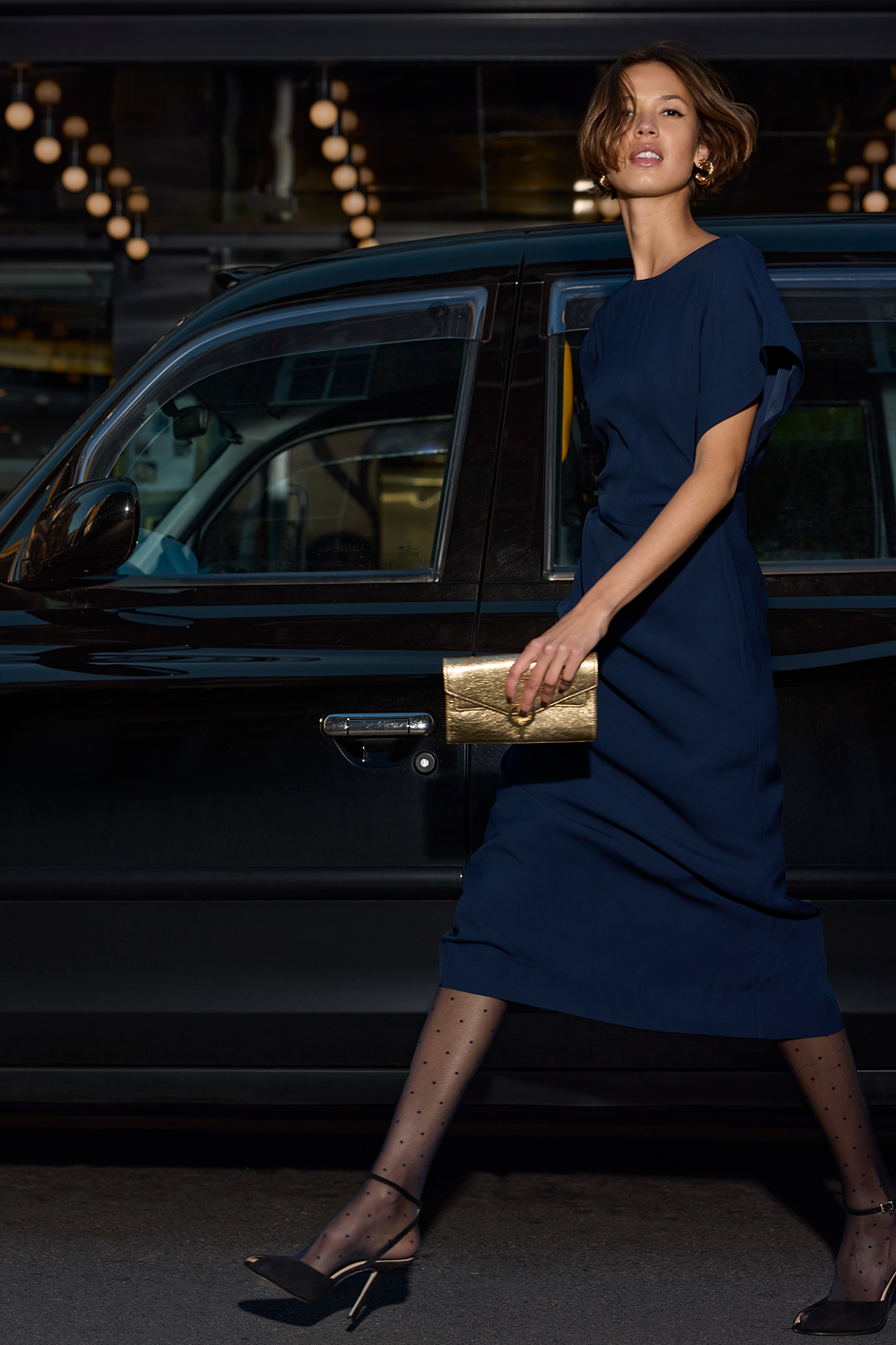 Cath x WYSE Vivienne Dress - Midnight